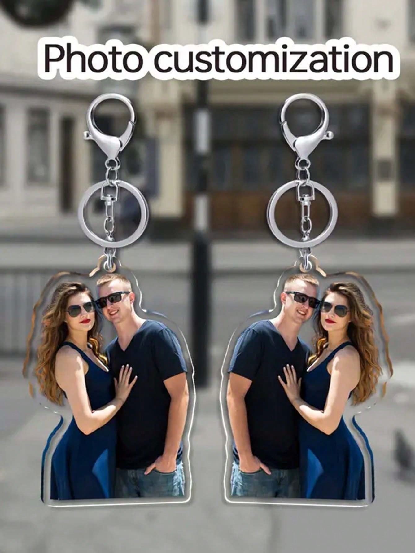 Custom Acrylic Photo Keychain Gift